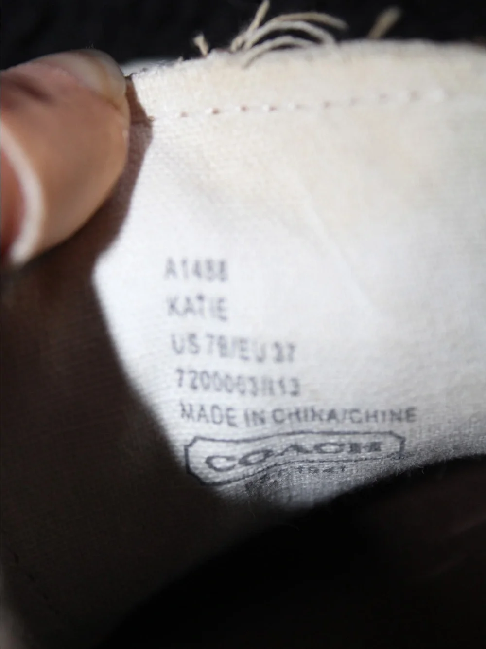 Coach Beige Signature Canvas Slip-On Sneakers